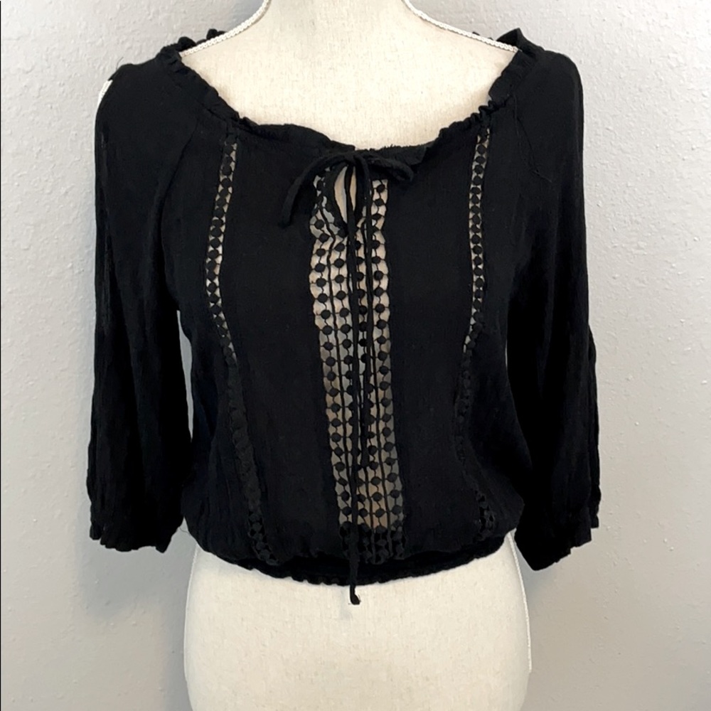 Love Tree black blouse